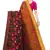 Brown Art Silk Floral Printed Saree With Blouse