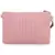 Anekaant Glid Dusty Pink & Multi Striped Sequined Cotton Handloom & Leatherette Sling Bag