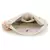 Anekaant Glid Natural & Pink Striped Sequined Cotton Handloom & Leatherette Sling Bag
