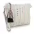 Anekaant Glid Natural & Blue Striped Sequined Cotton Corduroy & Leatherette Sling Bag