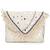 Anekaant Gaper Natural & Silver Medallion Embellished Cotton Jacquard Sling Bag