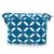 Anekaant Gaper Electric Blue & Natural Medallion Embellished Cotton Jacquard Sling Bag