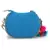 Anekaant Verdant True Blue & Multi Floral Embroidered Cotton Canvas & Leatherette Sling Bag