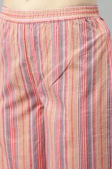 Pink Printed Cotton Cotton-Kurtis