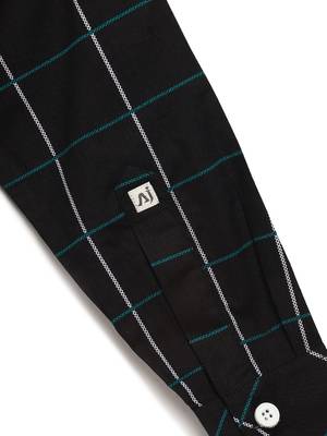 Black plain cotton kids-tops 5