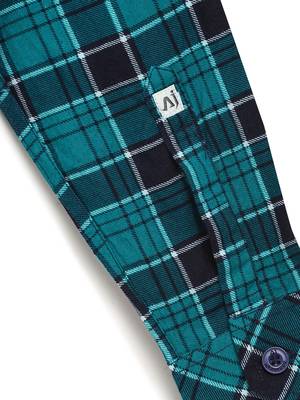 Green plain cotton kids-tops 4