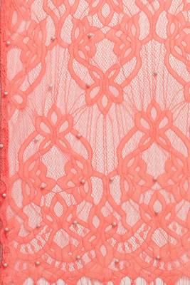 Peach woven silk saree with blouse 2