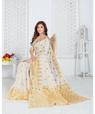 white banarasi-sarees 5