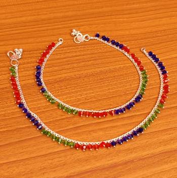 Multicolor anklets 1