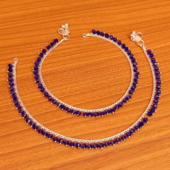 Blue anklets 1