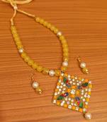 Yellow necklace-sets