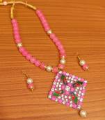 Pink necklace-sets