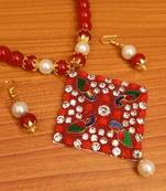 Red necklace-sets