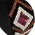 Anekaant Black & Multi Embellished Velvet  Hair Band