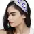 Anekaant Grey & Multi Floral Velvet  Hair Band
