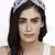 Anekaant Grey & Multi Floral Velvet  Hair Band