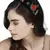 Anekaant Black, Red & Gold Quirky Velvet Gold Hair Band