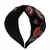 Anekaant Black, Red & Gold Quirky Velvet Gold Hair Band