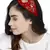 Anekaant Red & Multi Quirky Velvet  Hair Band