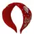 Anekaant Red & Multi Quirky Velvet  Hair Band