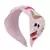 Anekaant Baby Pink & Multi Quirky Velvet  Hair Band