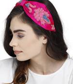 Anekaant Fuchsia & Multi Quirky Synthetic  Hair Band