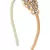 Anekaant Peach & Multi Embellished Velvet  Hair Band