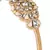 Anekaant Peach & Multi Embellished Velvet  Hair Band