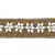 Anekaant Antique Gold & Multi Floral Velvet  Hair Band