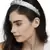 Anekaant Pastel Green & Peach Floral Synthetic  Hair Band