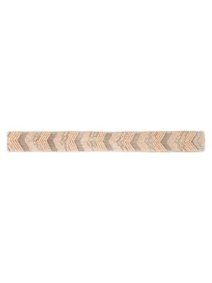 Pastel Pink & Silver Chevron Velvet  Hair Band 2