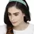 Anekaant Sea Green & Multi Embellished Velvet  Hair Band