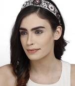 Anekaant Multi Floral Synthetic  Hair Band