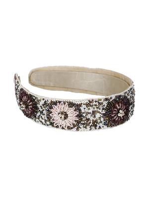 Anekaant Multi Floral Synthetic  Hair Band 2