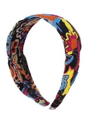 Anekaant Black & Multi Quirky Cotton  Hair Band 5
