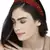 Anekaant Wine & Multi Embellished Synthetic  Hair Band