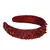 Anekaant Wine & Multi Embellished Synthetic  Hair Band