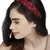 Anekaant Wine & Multi Embellished Synthetic  Hair Band