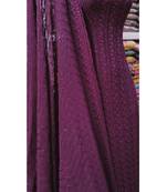 Salwar Studio Women's Purple Georgette Lukhnawi work dress material with dupatta