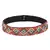 Anekaant Multi & Black Bead Work Geometric Polyester & Velvet Handmade Belt