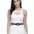 Anekaant Black & Silver Bead Work  Polyester & Leatherette Handmade Belt
