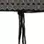 Anekaant Black & Silver Bead Work Geometric Cotton Handmade Belt