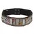 Anekaant Brown & Multi Bead Work  Acrylic Jacquard & Polyester Handmade Belt