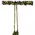 Anekaant Green & Multi Bead Work Botanical Cotton & Canvas Handmade Belt