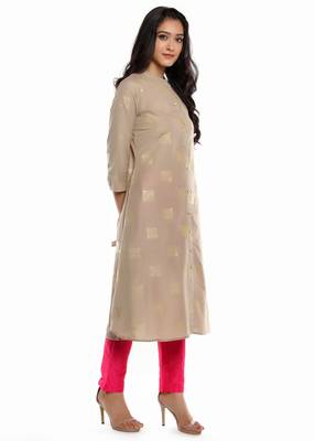 Grey Printed Kurti 2