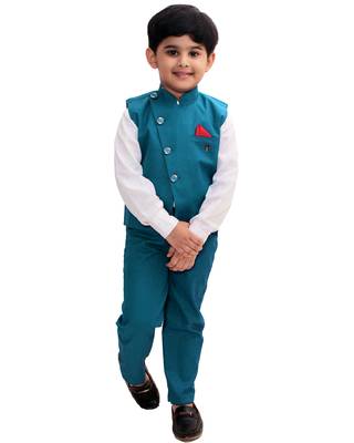fourfolds boy's 3-piece suit 1