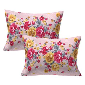 A Unique Home 100% Cotton Printed Double Bedsheet with 2 Pillow Covers 4