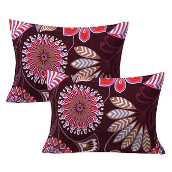 A Unique Home 100% Cotton Printed Double Bedsheet with 2 Pillow Covers 4