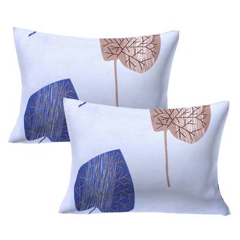 A Unique Home 100% Cotton Printed Double Bedsheet with 2 Pillow Covers 4