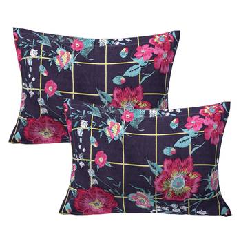 A Unique Home 100% Cotton Printed Double Bedsheet with 2 Pillow Covers 4